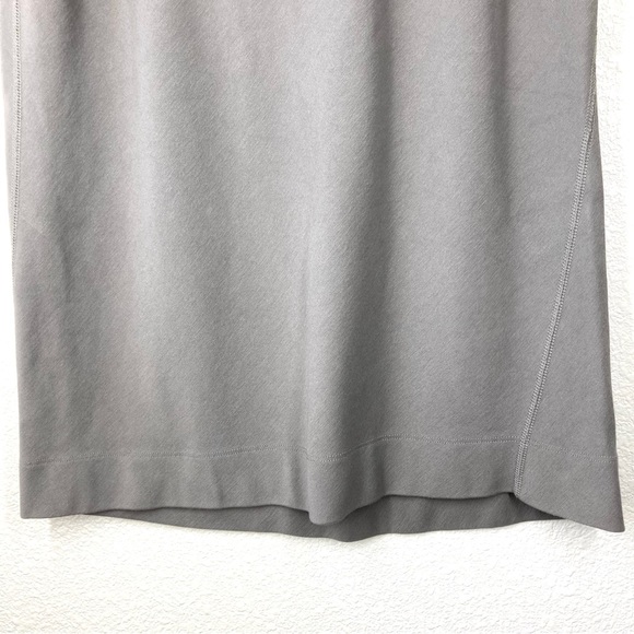 Vulin Midi Skirt Medium Cotton Spandex Stretch Waist Minimalist A Line - Picture 5 of 16